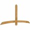 Ekena Millwork Bellingham Rough Sawn Timber Gable Bracket, Western Red Cedar, 84"W x 38"H x 2"D x 4"F, 11/12 Pitch GBW084X38X0204BEL00RWR - alternate 5
